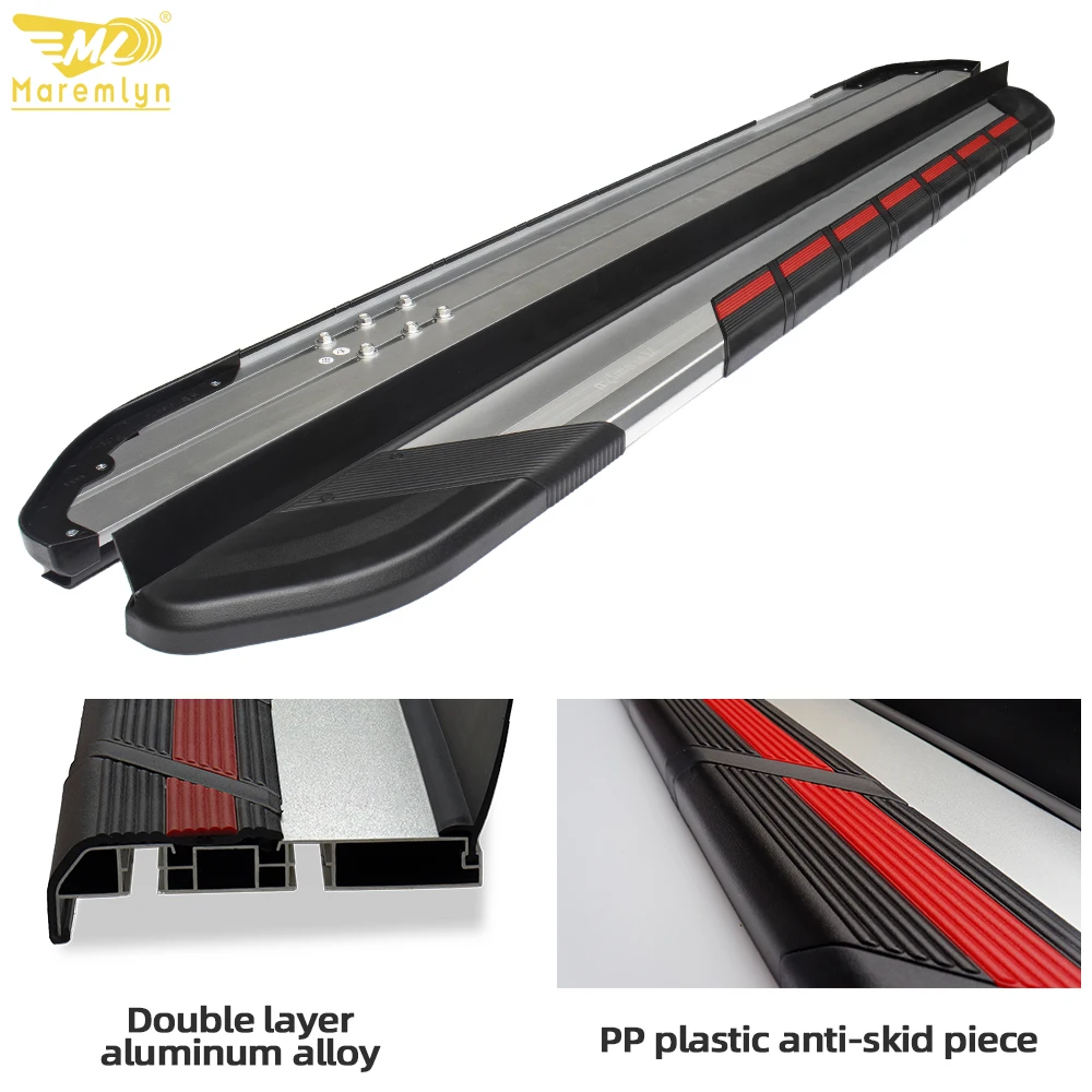 Maremlyn SUV Refitting Part Step Board Bar Car Exterior Accessories Running Board Side Step for Ssangyong Rexton W G4