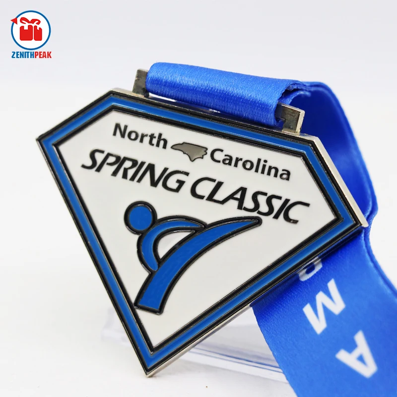 custom zinc alloy bronze iron material 3d soft hard enamel craft