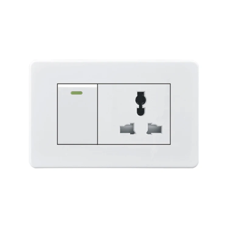 Factory PC Material New Selling 20A Multi Socket and Switch US Standard Electrical Socket for Electrical Home