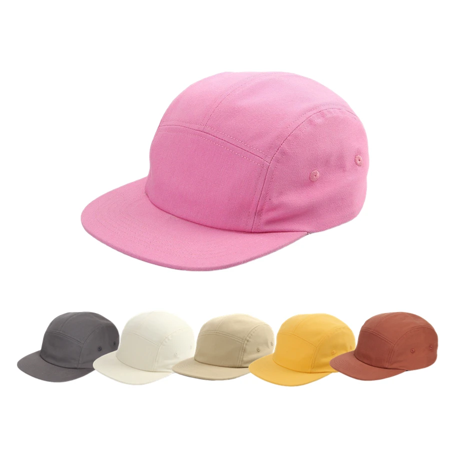 FF1120 Custom Plain Twill Cotton Baseball Cap - 5 Panel Hat
