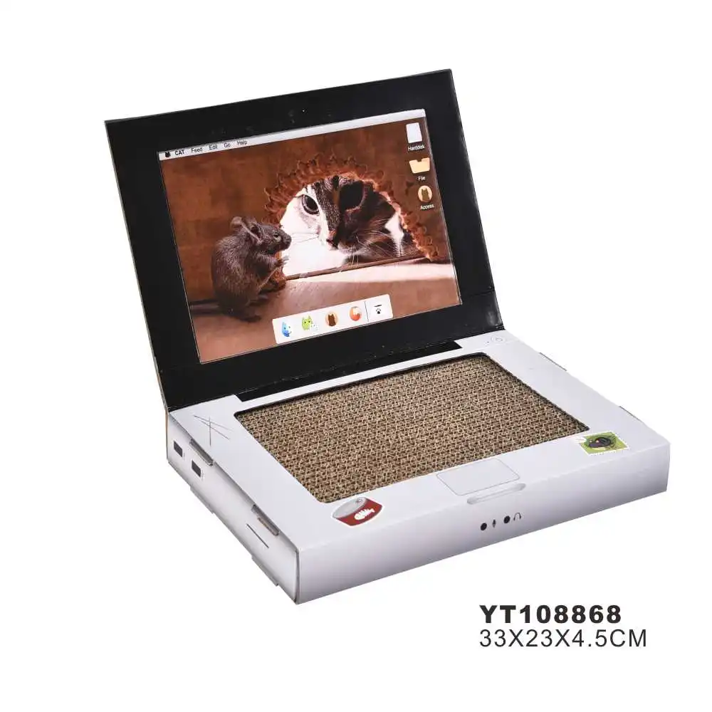 New Arrival 2021 Laptop Shape Cat Scratcher Furniture,Cat Scratch Game Toy  - Buy Cat Scratching Board,Cat Scratcher Furniture,Cat Scratch Game Toy  Product on Alibaba.com
