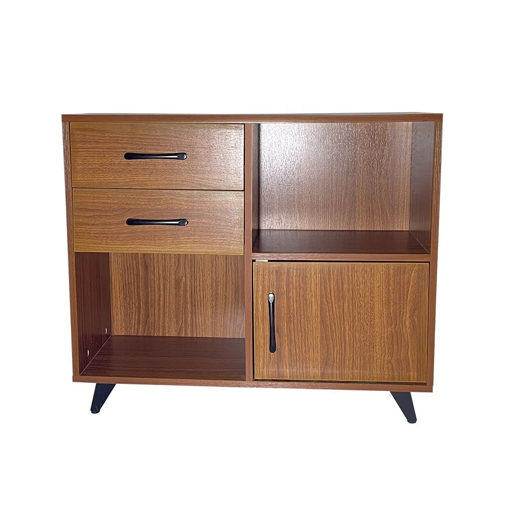 YUKAI Storage Side Stand 15mm MDF+melamine Board Powder Coating Steel Frame for Home Furniture YK-12-1