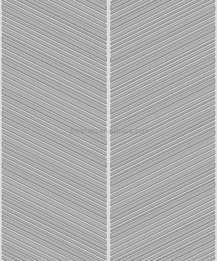 Modern Simple Line Pattern Sofa TV Background Wall Suede Wallpaper Designs