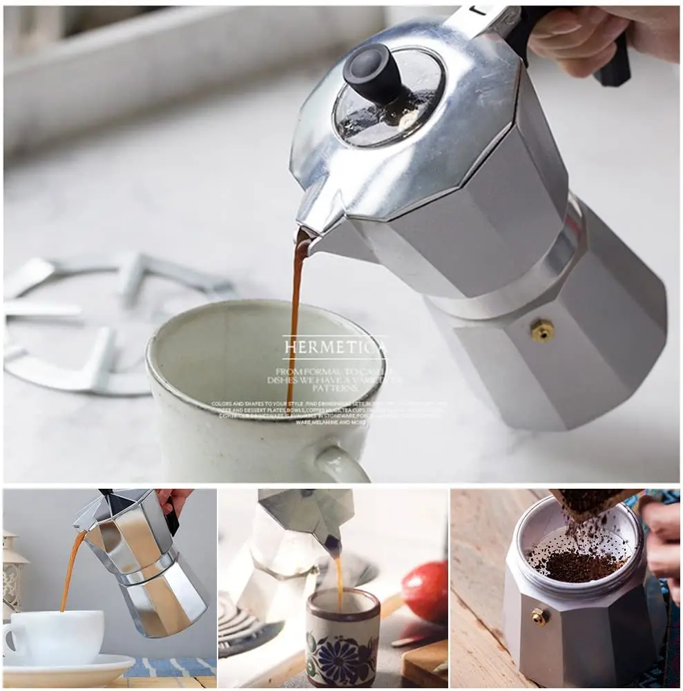 Italian coffee maker portable Induccion, espresso coffee machines