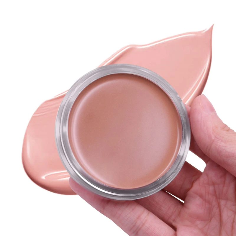 Crema Contorno Illuminante Personalizzata con Logo, Crema Idratante a Lunga Durata, Trucco Naturale Impermeabile, Correttore in Crema Coprente con Tavolozza Personalizzata