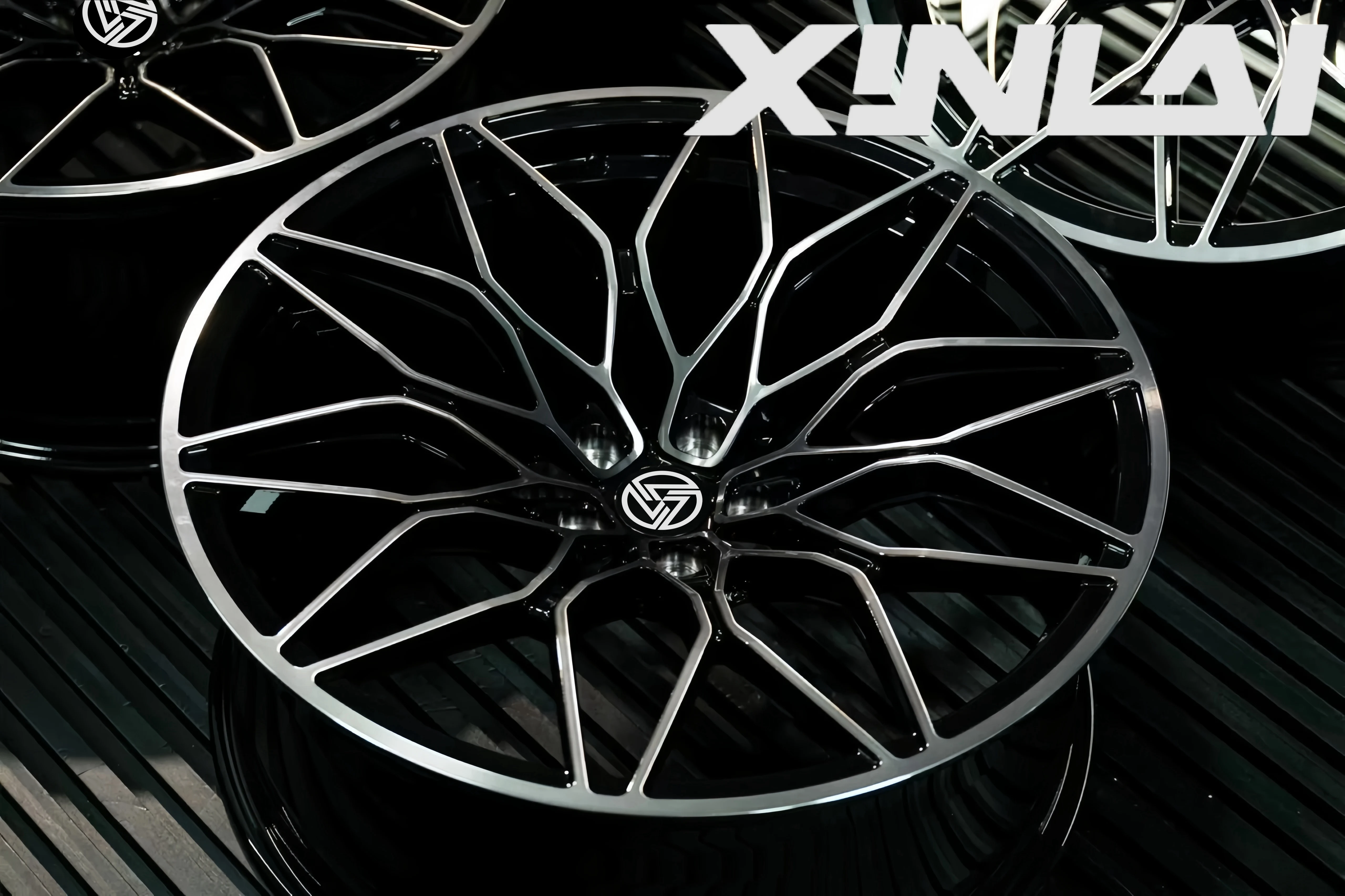 XINL Forged Wheel Custom Design Alloy Wheels 18 Inch 1 Piece Wheel for Racing Car Rims Gloss Black - Image 5