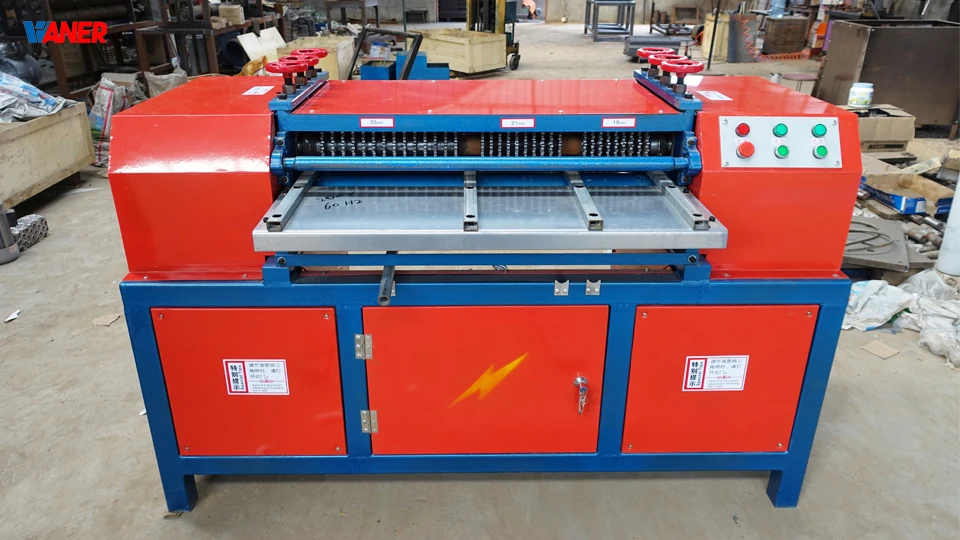 V-1200P Fully Automatic Scrap Air Conditioner Radiator Recycling Line Copper Aluminum Separator Plant Radiator