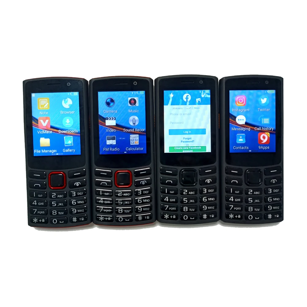 Old Model Android Keypad Mobile Phones Button Phone 4G Android Telephone Volte Smartphone Keyboard 3G&4G for Elderly Phone