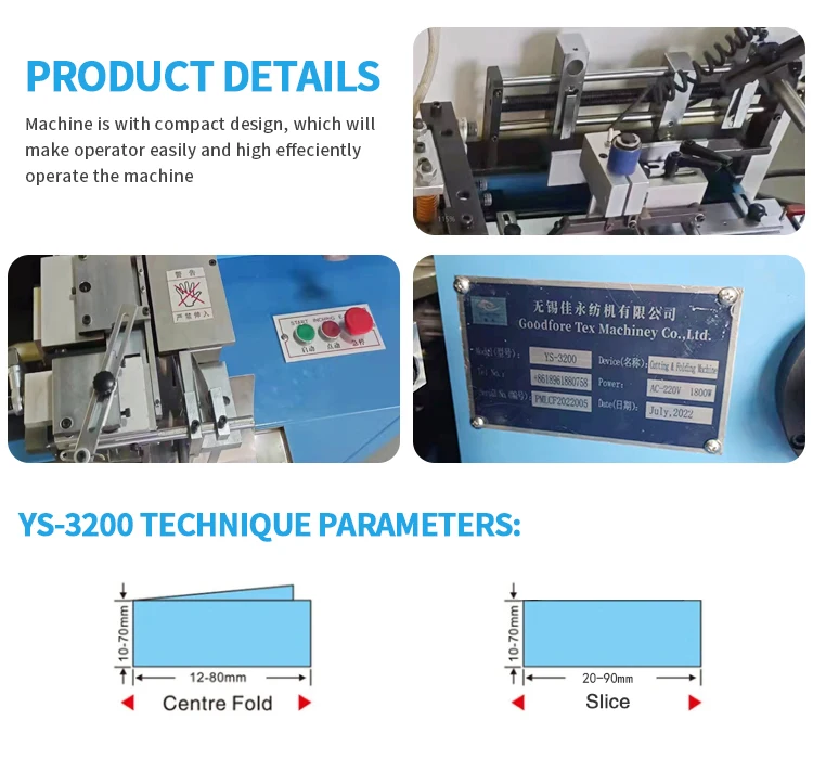 Full Automatic ultrasonicTextile machine label cutting and folding machine supplier