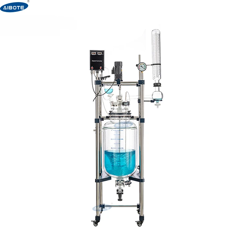 Customized Evaporative Condensation Reflux Discharge Vacuum Distillation 30l Double Jacketed