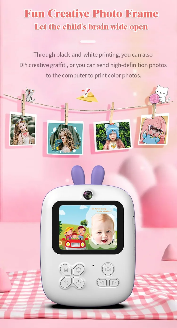 2024 New Coming Low Price Kids Camera Thermal Printing Cameras