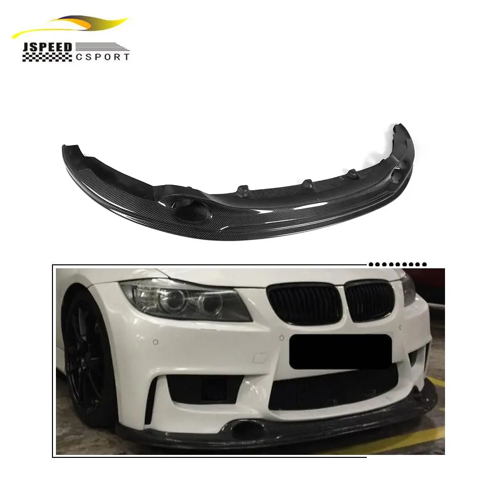 carbon fiber E90 front bumper lip fir for BMW E90 LCI JC 1M