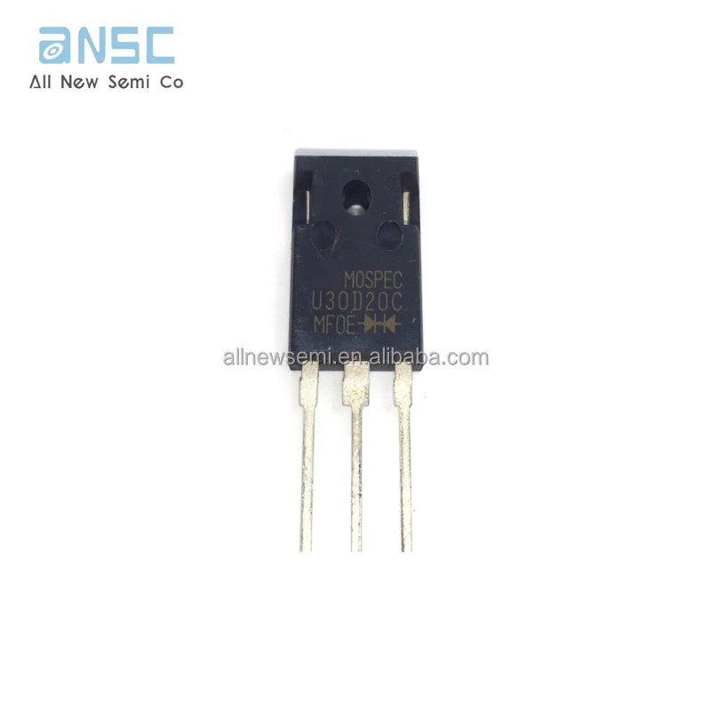 You can contact me for the best price Original U30D20C Rectifier Diode 30A 200V(RRM) Diodes Hot sale Original