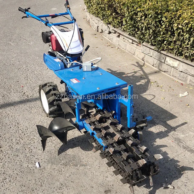 Mini 15HP Cable Chain Trencher Machine High Productivity Fiber Optic Pipeline Digger with Pump Core Components