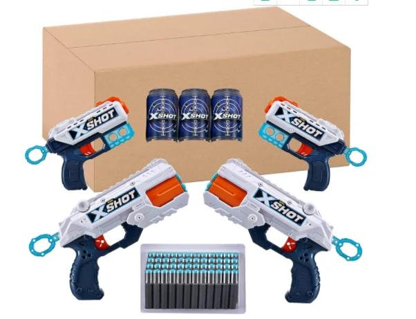JY316740 - Double Kickback Double Reflex 6 Foam Dart Blaster