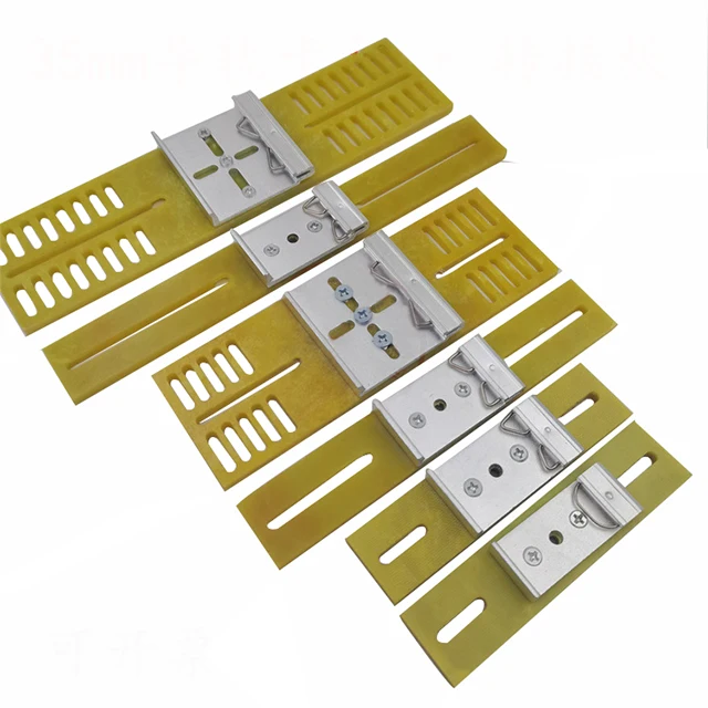 Sturdy 35mm Din Rail Clip Adapter Plate,Universal Din Rail Mounting