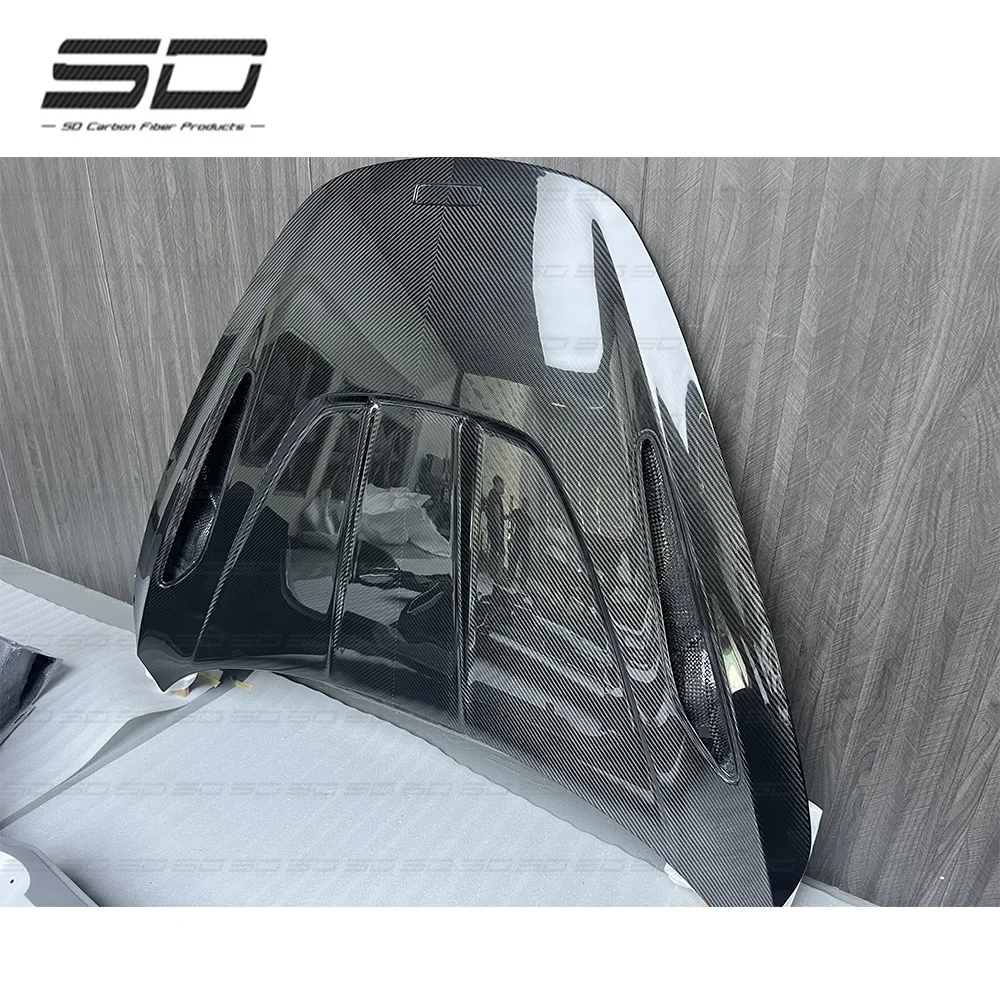 RY Style Carbon Fiber Hood Front Bonnet For Mclaren 720S Carbon Fiber Bodykit Bonnet Hood
