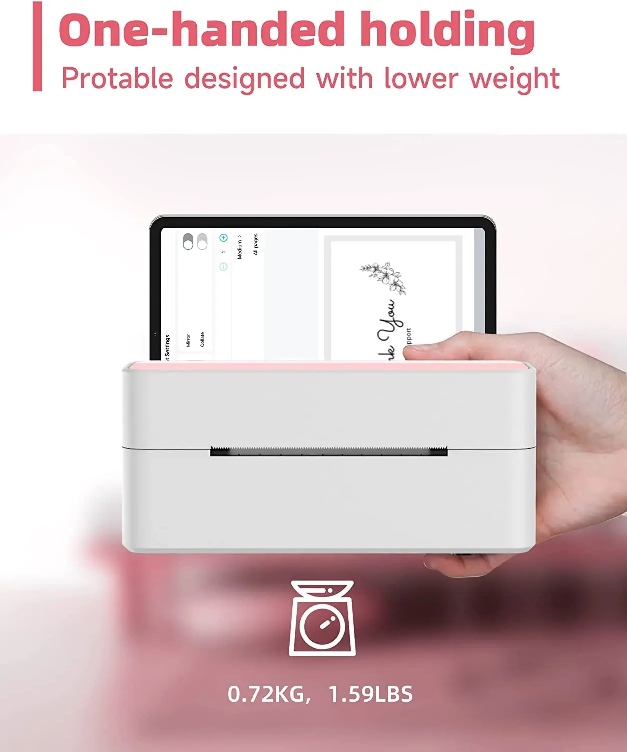 Desktop Phomemo Fast Printing USB 4inch Shipping Waybill Label Printer 104mm Thermal Barcode Label Printer for Dropshipping