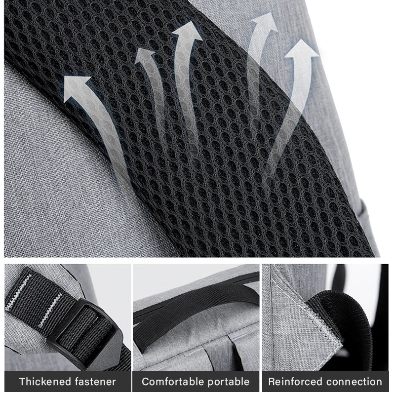 Оптовая продажа Новое поступление 2020 повседневный деловой рюкзак для ноутбука улицы сумка студентов колледжа 3