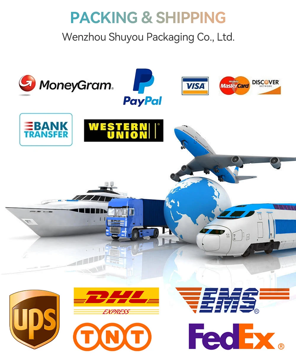 Packaging & shipping specifications