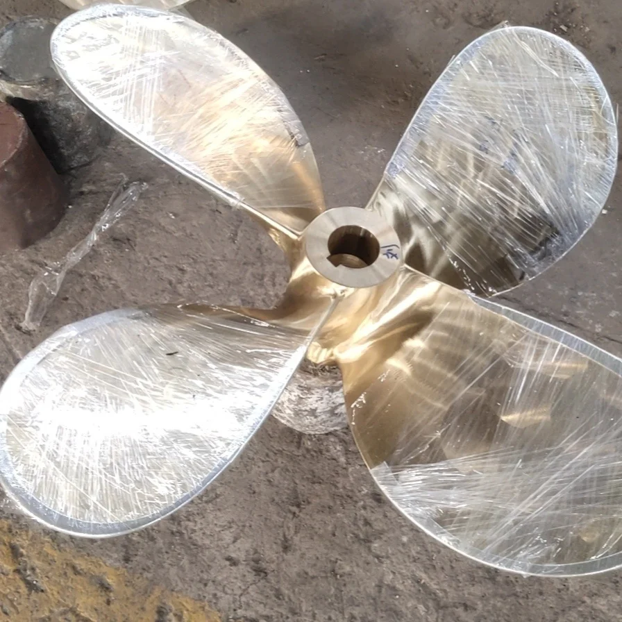 Diesel Engine Driven Controllable Pitch Propeller With Copper Blades