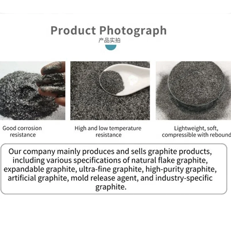 Expanded Graphite Powder and Flake Lubricating Graphite Powder for Conductive Coatings Synthetic Graphite Powder