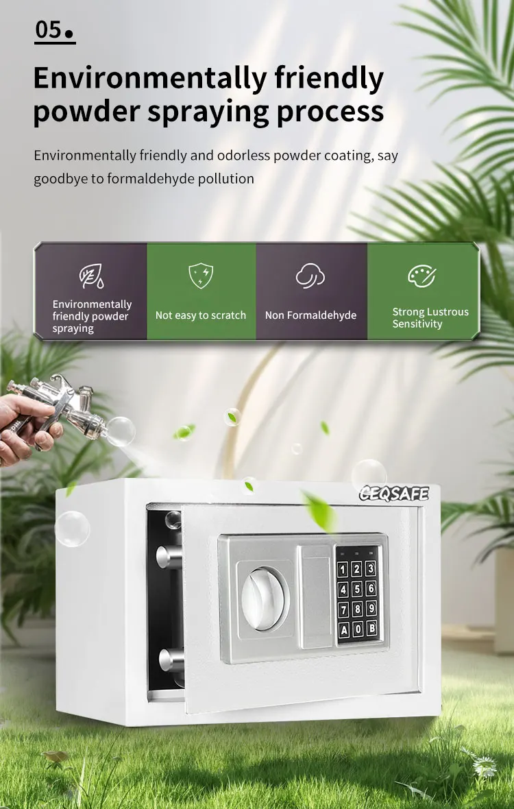 CEQSAFE Cheap Price Combination Lock Electronic Digital Money Mini Safe Box for Money details