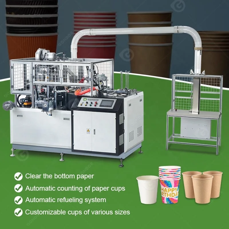 Automatic Line 12 Oz Coffee German Paper Cup Make Maker Machine