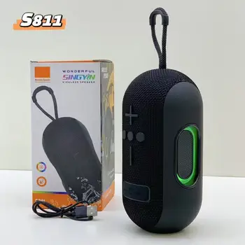 NEW S811 Fabric Wireless Bluetooth Speaker - Portable & Waterproof