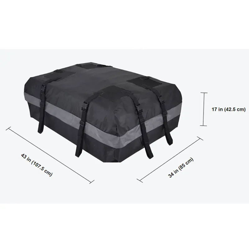 Universal Car Roof Carrier Bag Storage Rack Box Roof Top Cargo Bag With Custome Logo Waterproof Roof Bag