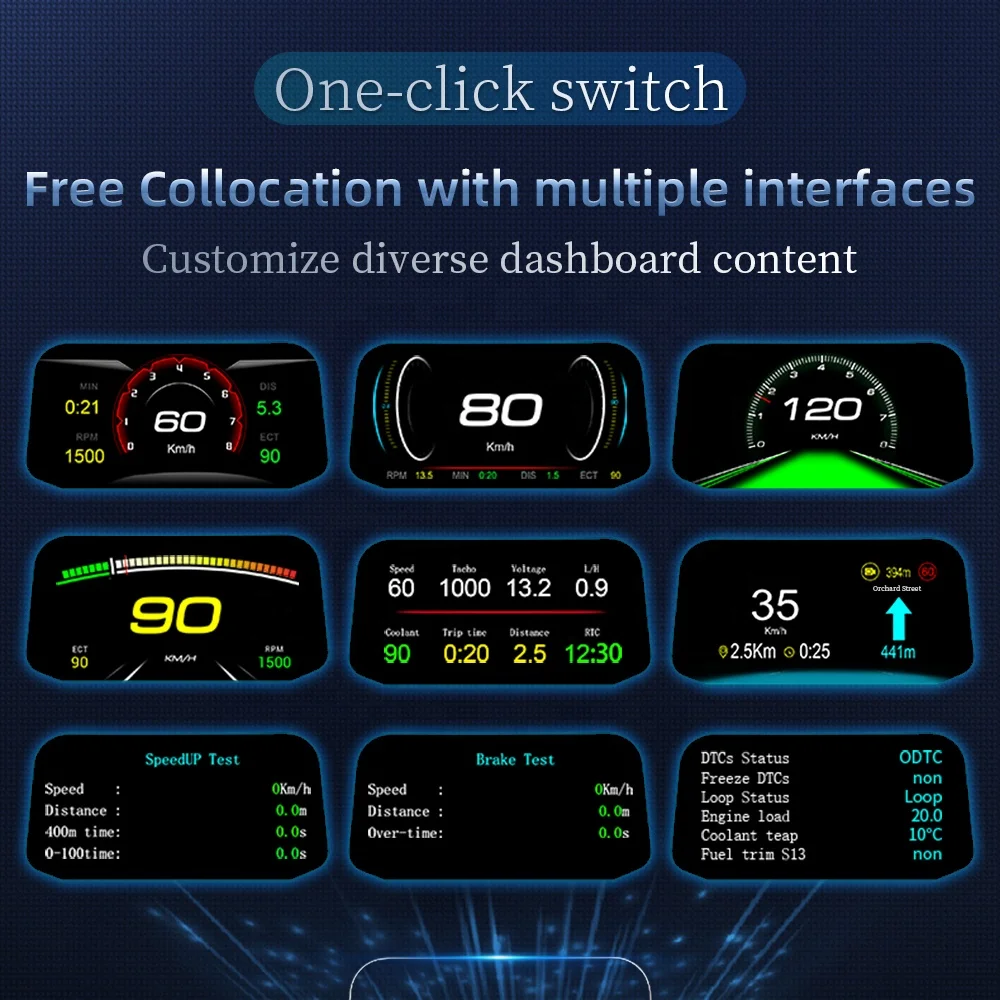 car hud display kit