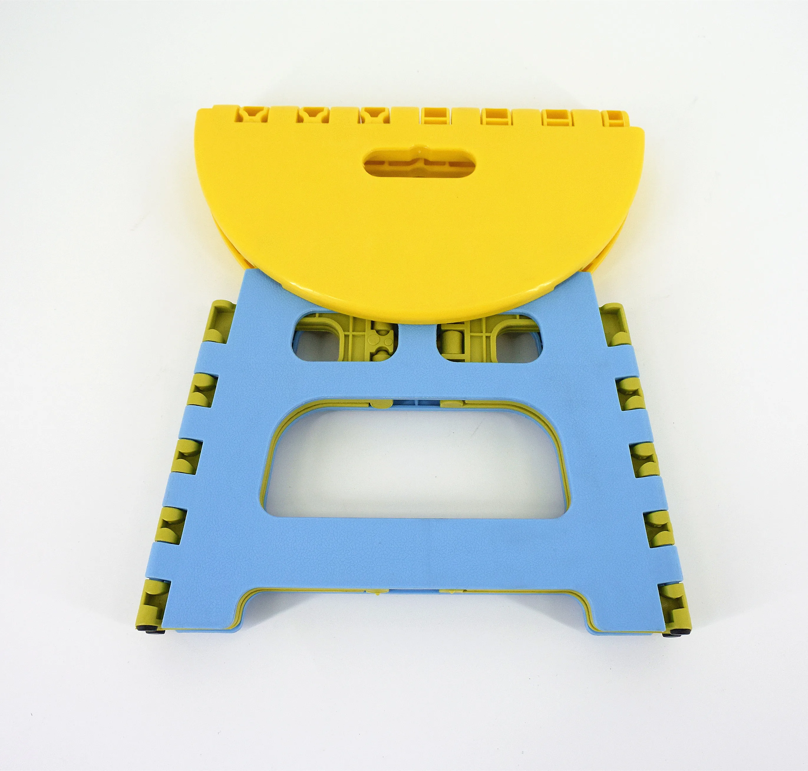 新产品小号圆形折叠脚凳可折叠塑料便携式小凳子椅子沙滩户外室内凳子