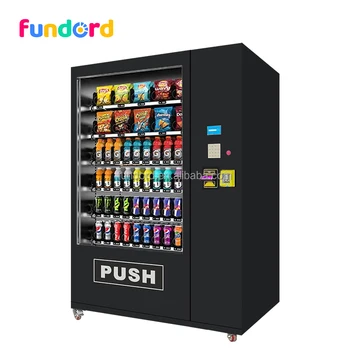 Fundord Best Sales Combo Smart Vending Machine for Foods and Drinks