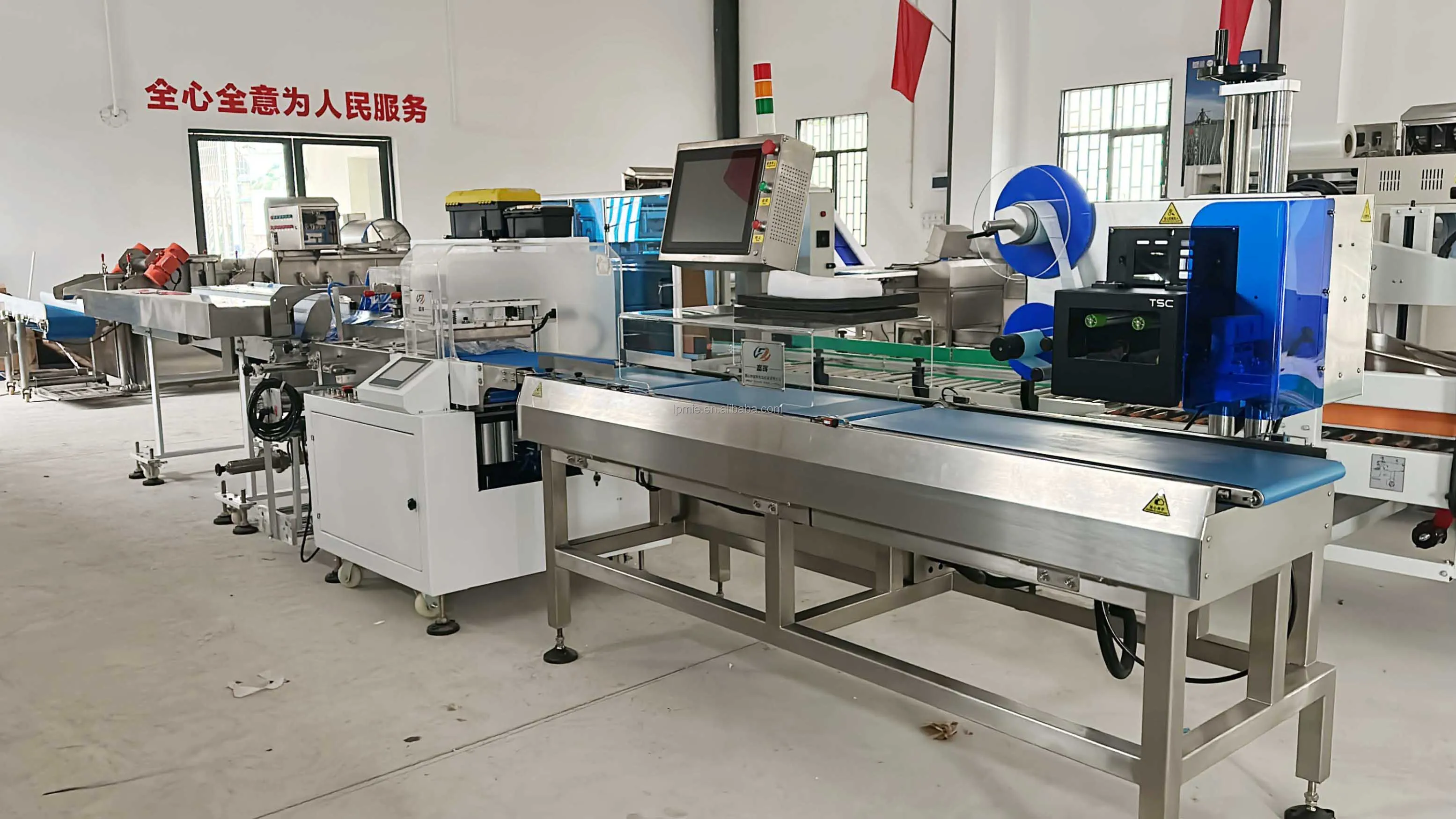 Label Conversion Pound Machine High Accuracy Weighing and Labeling Machine for Packing