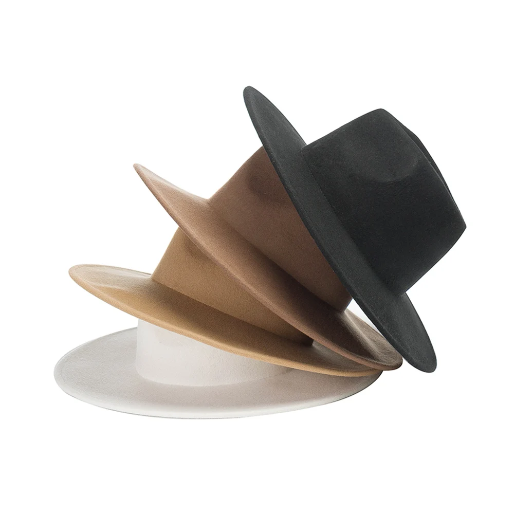 Wide Brim Men Luxury Fedora Hat 