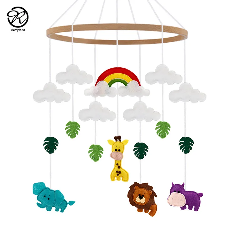 Carillons Eoliens Suspendus En Bois Dispositif De Decoration En Feutre D Animal Pour Bebe Berceau De Bebe Jeu Pour Pepiniere Buy Feutre Bebe Mobile Animal Feutre Bebe Mobile Feutre Bebe Berceau Mobile Product On Alibaba Com