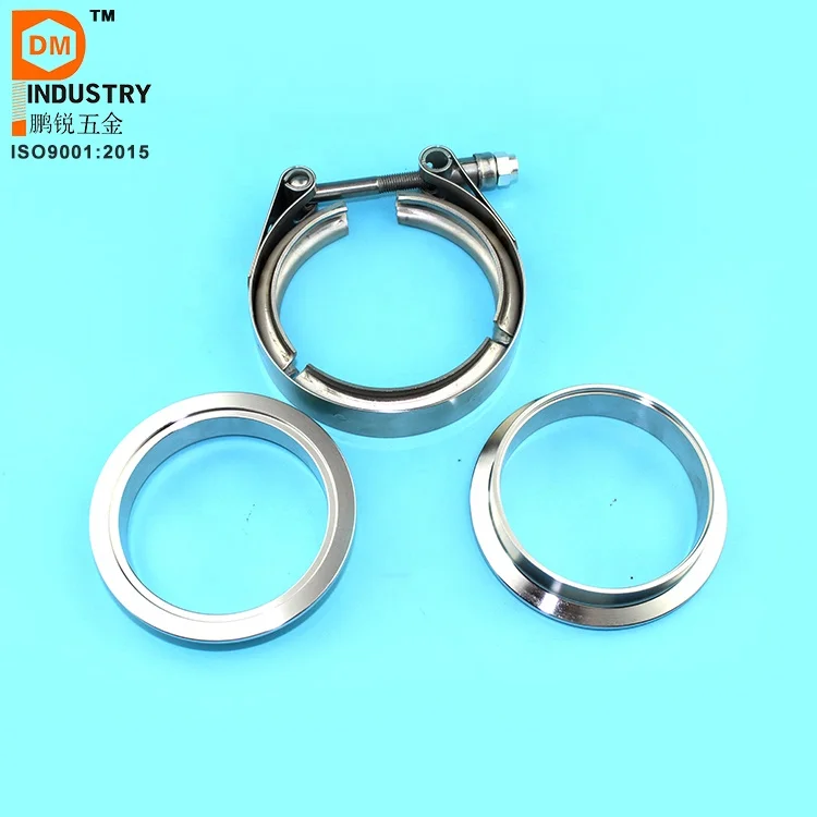 Stainless Steel Exhaust System V Band Clamp Quick Release Or Standard Material SUS304