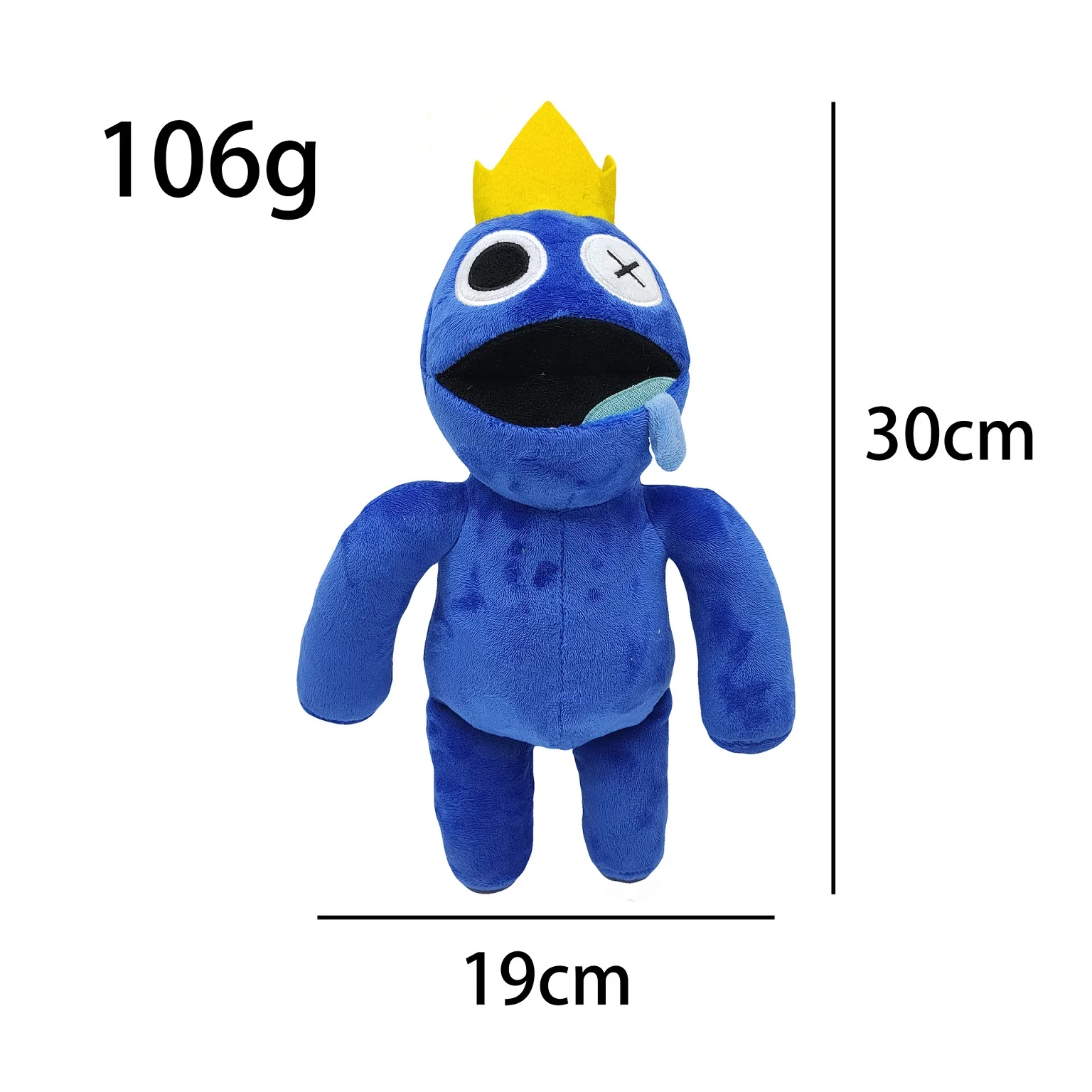 Rainbow Friends Blue Plush Figure Game FNF Toy NEW 