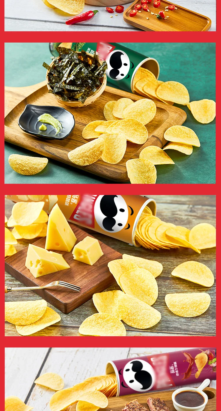 Factory Direct Sales of Pringles Potato Chips 110g Pringless Potato Chips Exotic Snacks Healthy Snacks