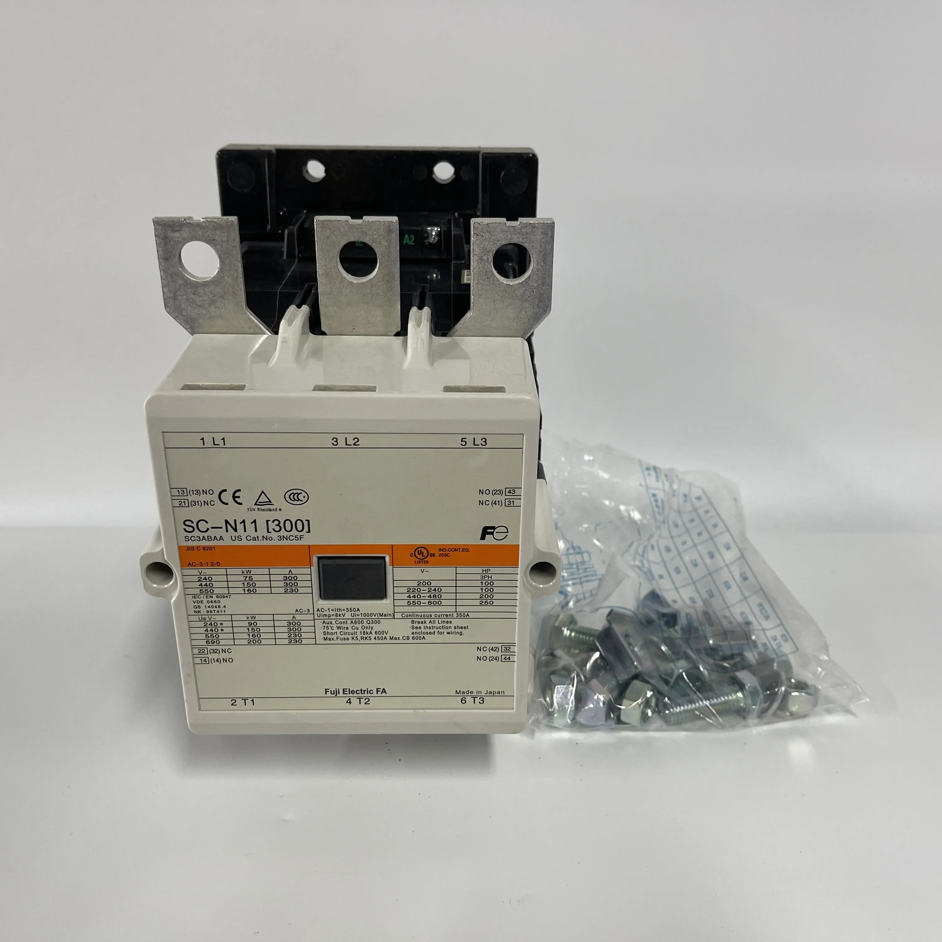 Fuji Magnetic Contactor SC-N11 300 Fuji Magnetic Contactor SC-N11 300