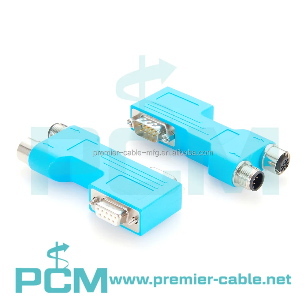 CAN BUS CANOpen D-Sub to M12 A-code Fieldbus Connector manufacture