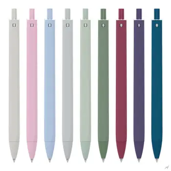 High-end custom LOGO business color signature advertising set frosted plastic neutral pen senior gift creative