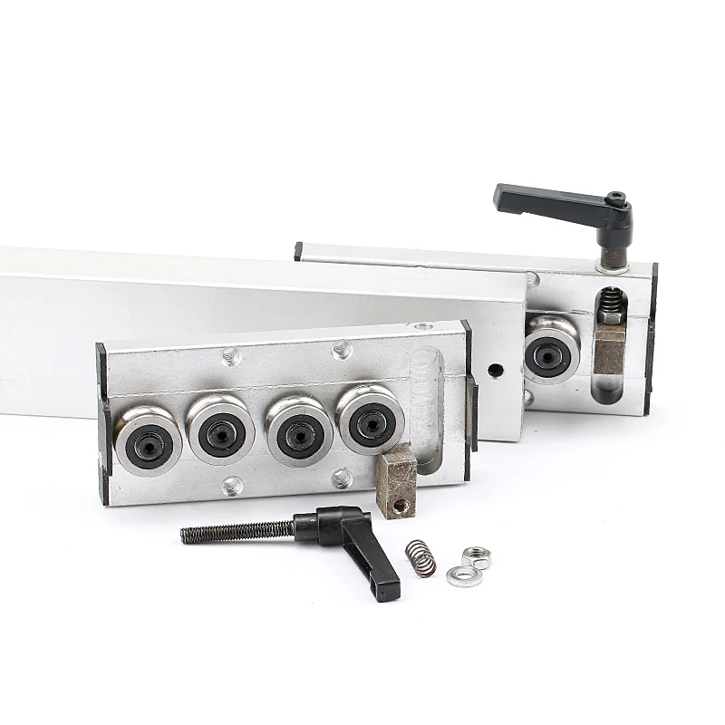 60mm Width Built in Double 8mm Axis Linear Guide Rail Locking 3 4 5 Wheels tracker Roller Slide Aluminum Profile SGR20 SGB20