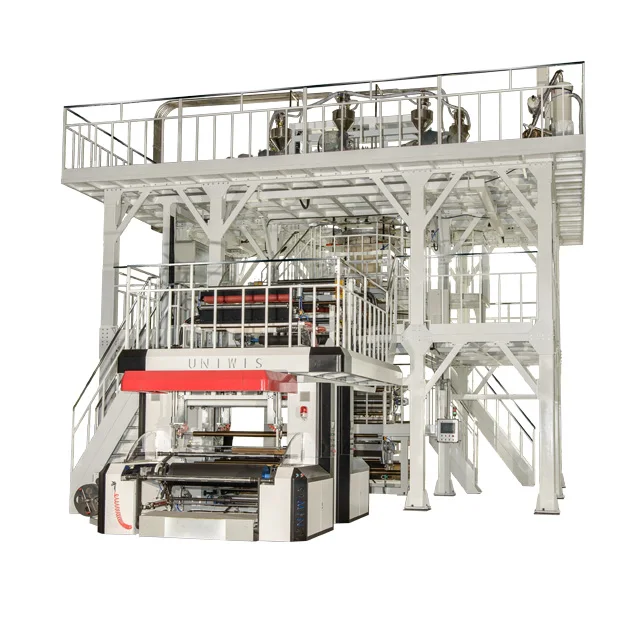 OEM Customized 7 Layer Down Blowing High Obstructive Blown Film Extrusion Machine