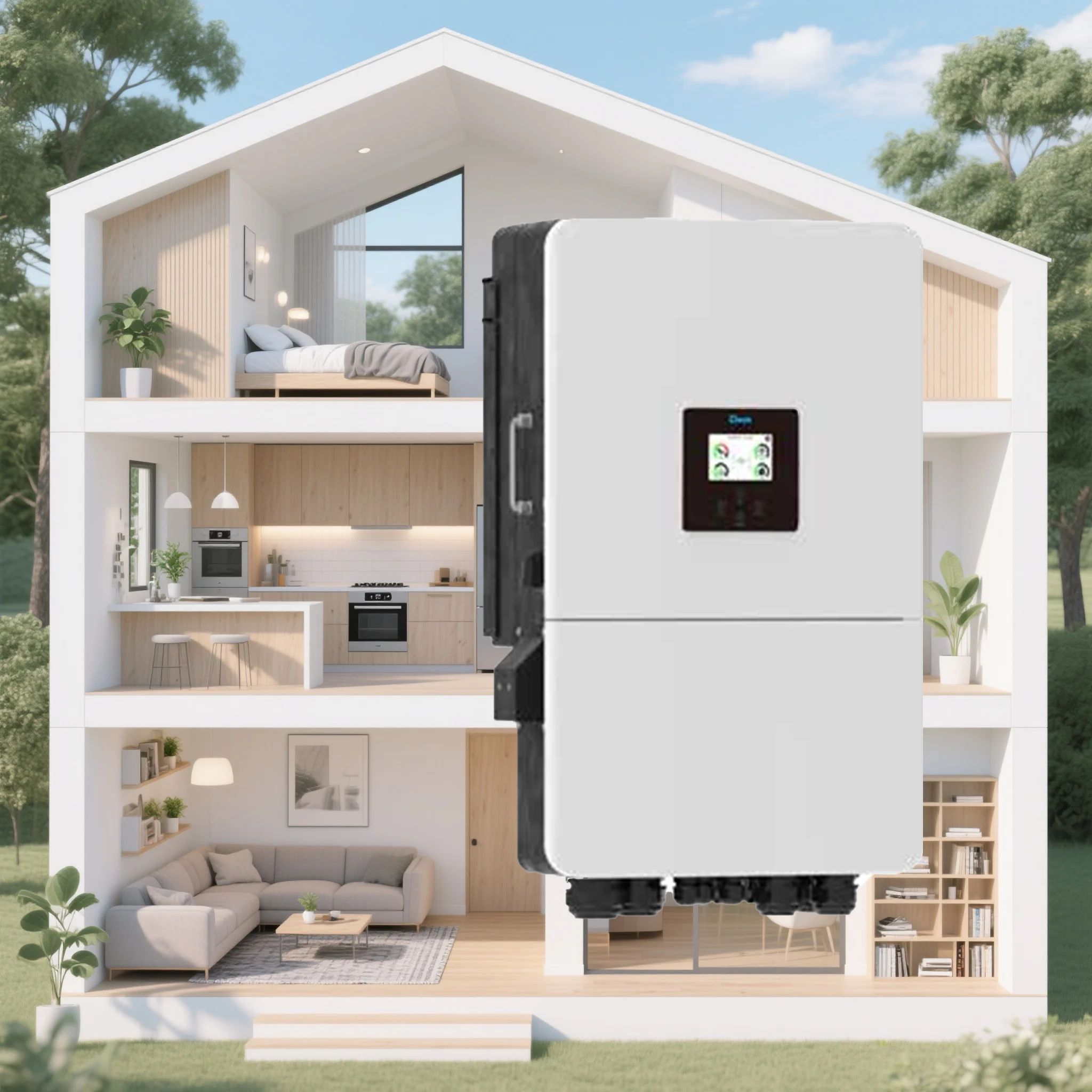 product deye inverter sun 15k sg05lp3  eu sm2 15kw three phase hybrid solar inverter cheap stock for sale-6