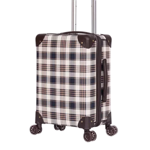 Luxury Handcrafted PU Leather Luggage Set Vintage PP Travel Suitcase and Carry-On Collection With Spinner Wheels