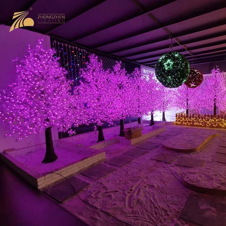 CE ISO9001 RoHS Сертифицированный пользовательский RGB светодиодный Искусственный Декоративный светильник для дерева