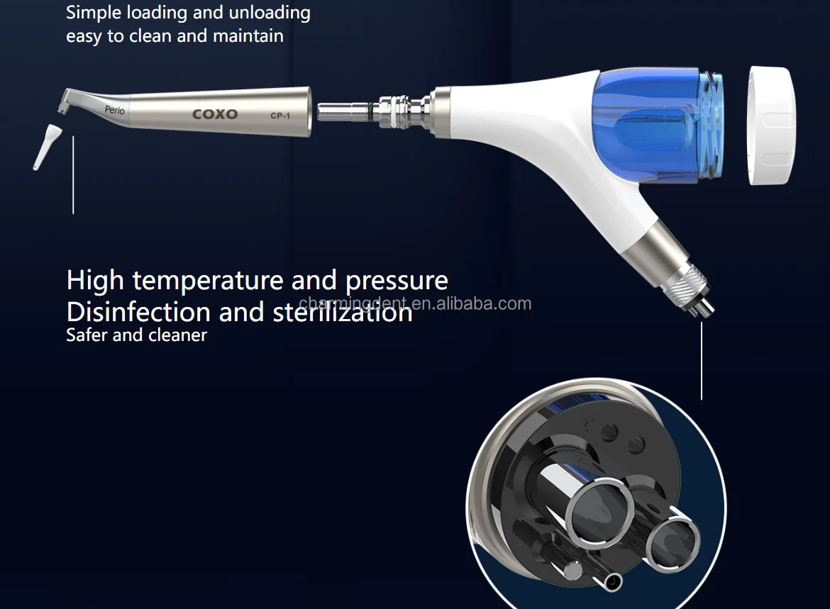 CP1 Dental Air Polisher Efficient Prophy Jet & Sandblasting