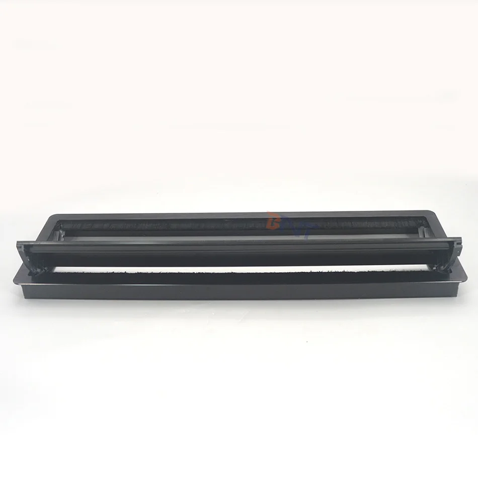 Conference Table Flip Cover Cable Cubby Aluminum Alloy Grommet Box Cable Cover Box Management With Brush