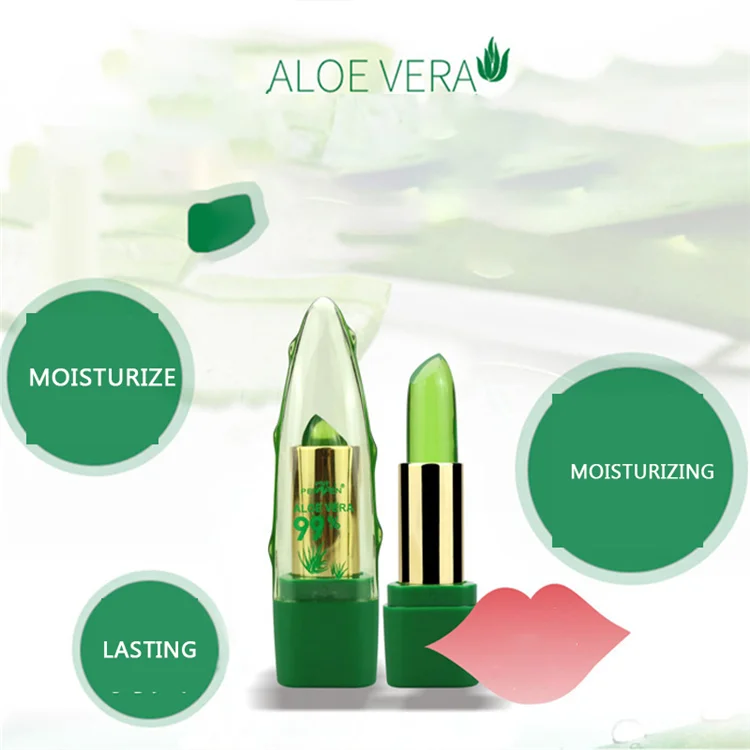Color Changing Lip Balm Transparent Ph Color Changing Lipstick Oem Aloe Vera Color Change Mood Lipstick